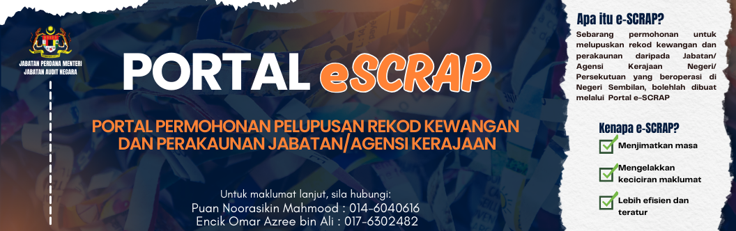 Portal Permohonan Pelupusan Rekod Kewangan dan Perakaunan Jabatan/Agensi Kerajaan